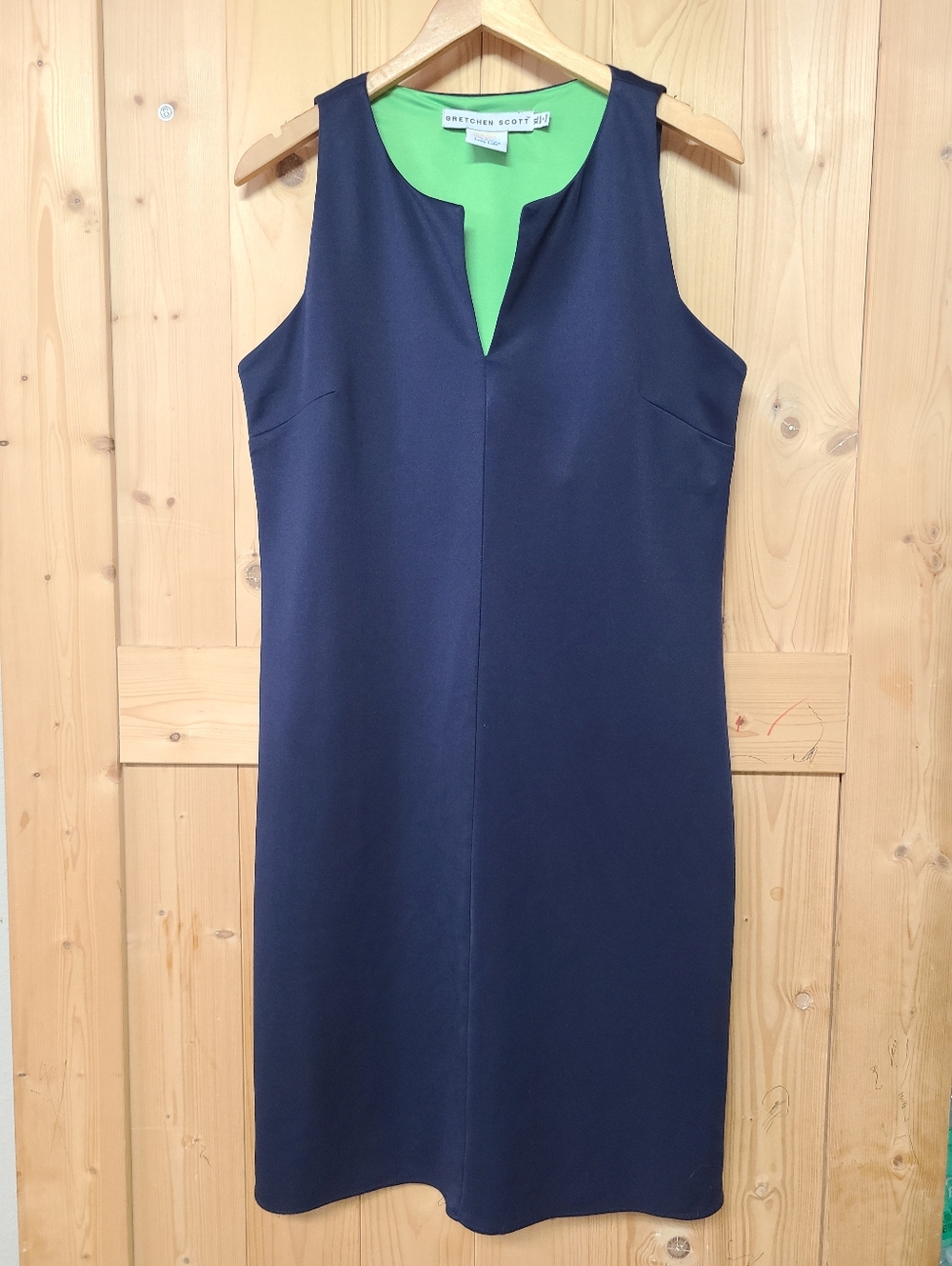 Gretchen Scott Designs Navy Shell with Lime Green Lining